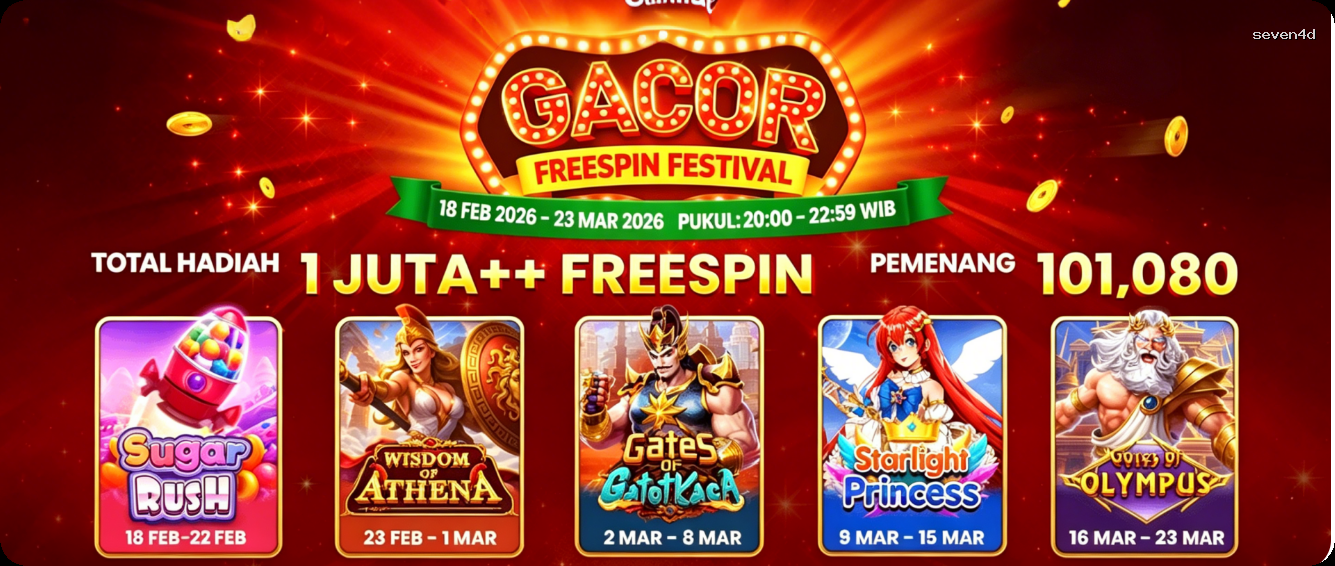 Login seven4d Sekarang Bonus Melimpah